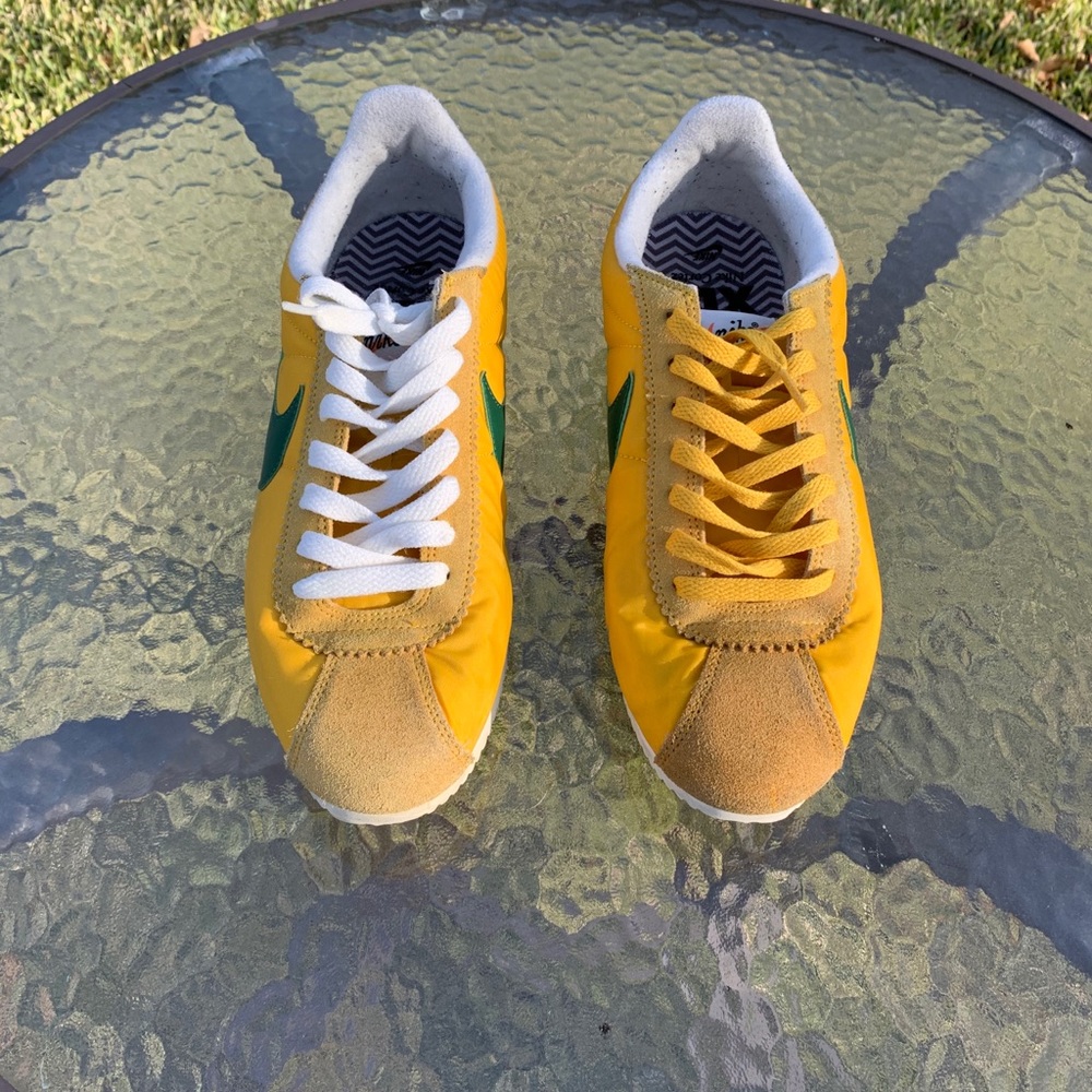 Nike Cortez XLV Yellow & Green shoes